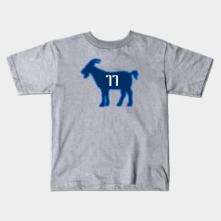 DAL GOAT - 77 - Light Blue Kids T-Shirt